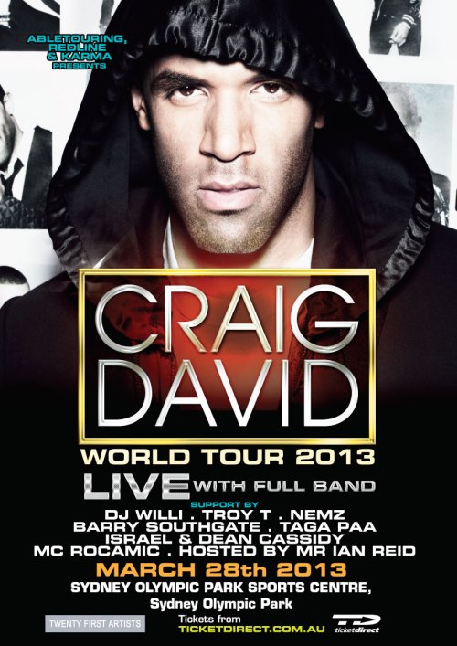 Craig David Tour