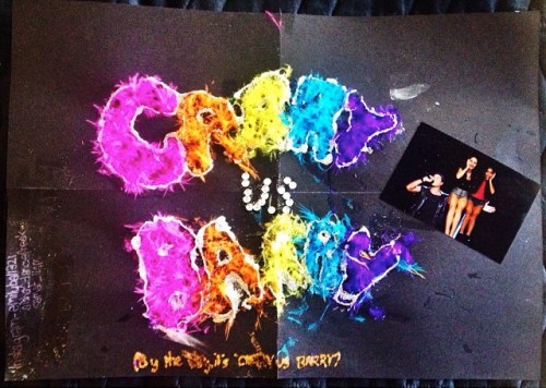 Fun fan poster given to me - "Carry Us Barry" :p. Thanks so much to Aisha, Emily & Liam for taking the time to make this, I love it.