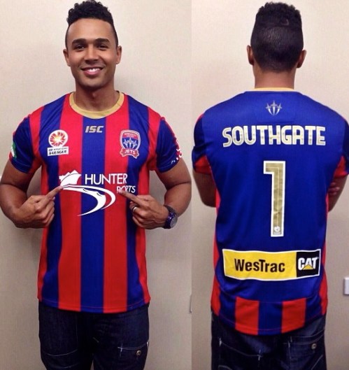 Thanks to the Newcastle Jets for my customized jersey!