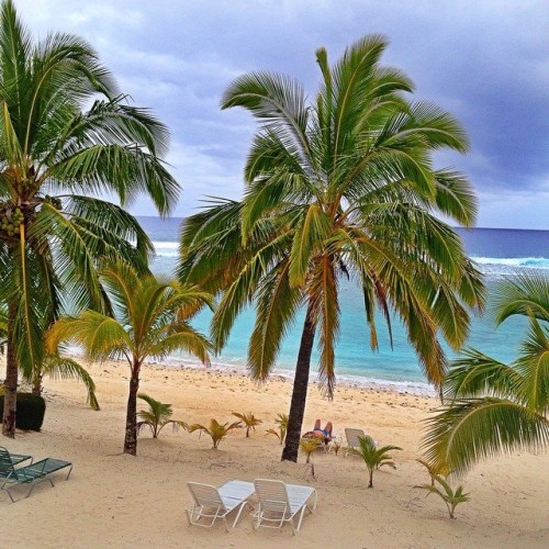 View from my room at Edgewater Resort & Spa. Wowsers. Absolutely stunning...