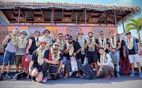 Our Rarotonga arrival had us greeted by some beautiful local people & cruising across the island aboard this party bus. You just knew the week ahead was about to be unforgettable. 