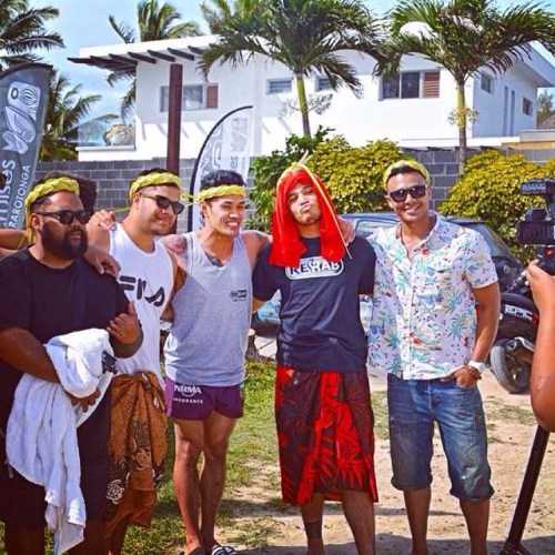 Chatting to Pacific TV about our upcoming show before boarding a Koka Lagoon Cruise with all the boys.